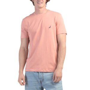 NAUTICA Rosette Short Sleeve Solid Crewneck Tee